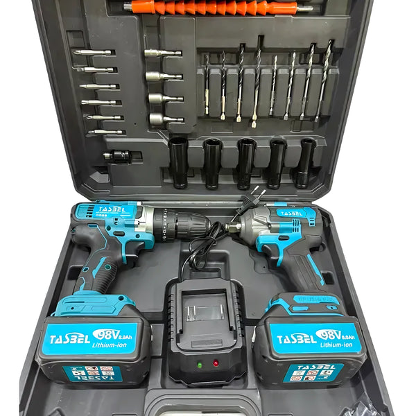 Llave Impacto Taladro 98V Azul Tasbel - Varietas Chile - Santiago