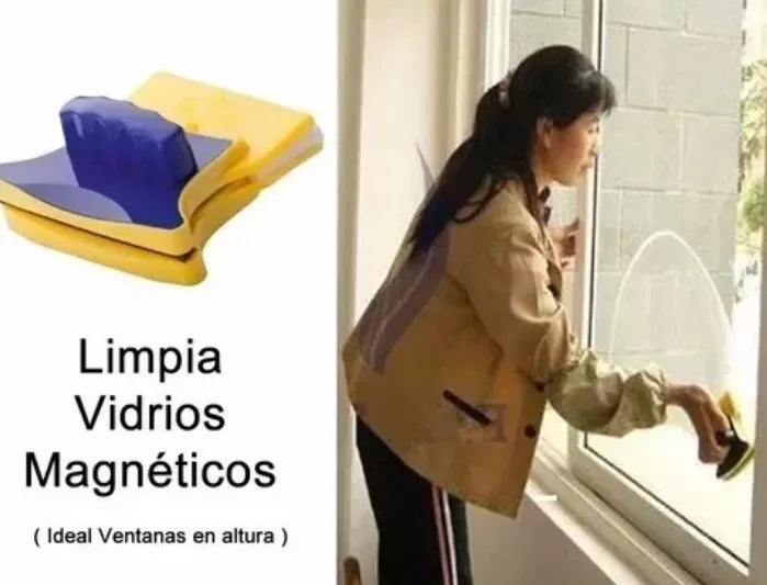 Limpia Vidrios Magnetico Limpia Ventana