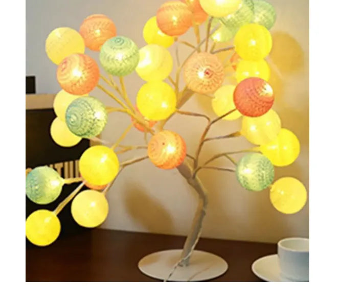 Lampara De Mesa Arbolito Bonsai Navidad -en tu casa Chile - Santiago