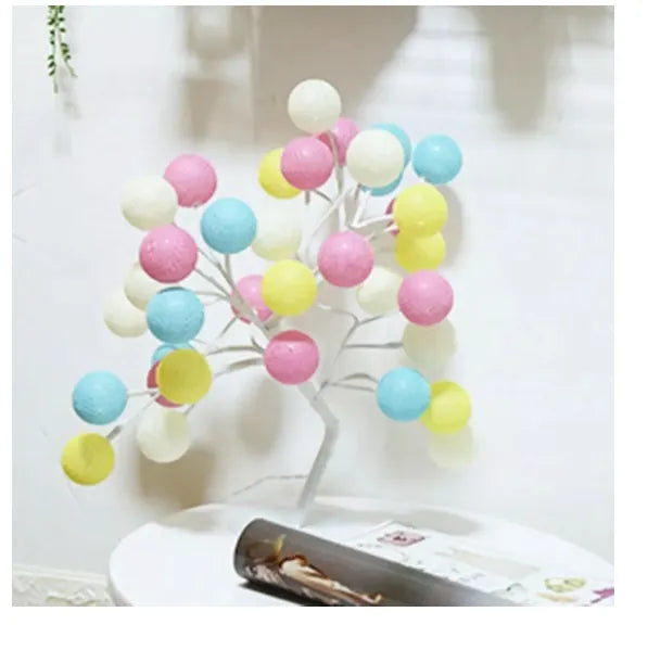 Lampara De Mesa Arbolito Bonsai Navidad -en tu casa Chile - Santiago