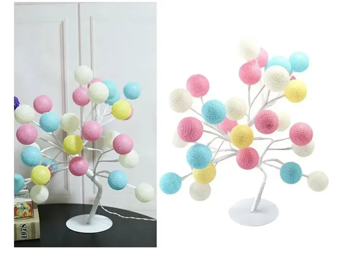 Lampara De Mesa Arbolito Bonsai Navidad -en tu casa Chile - Santiago