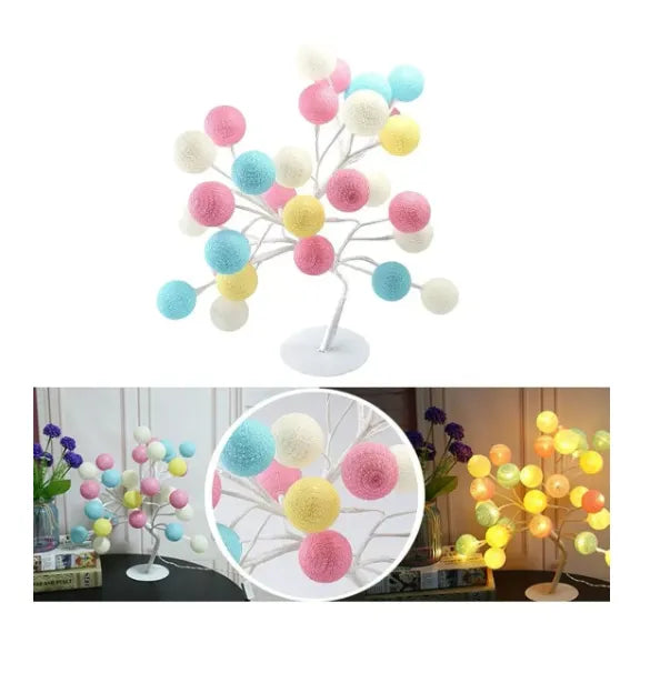 Lampara De Mesa Arbolito Bonsai Navidad -en tu casa Chile - Santiago