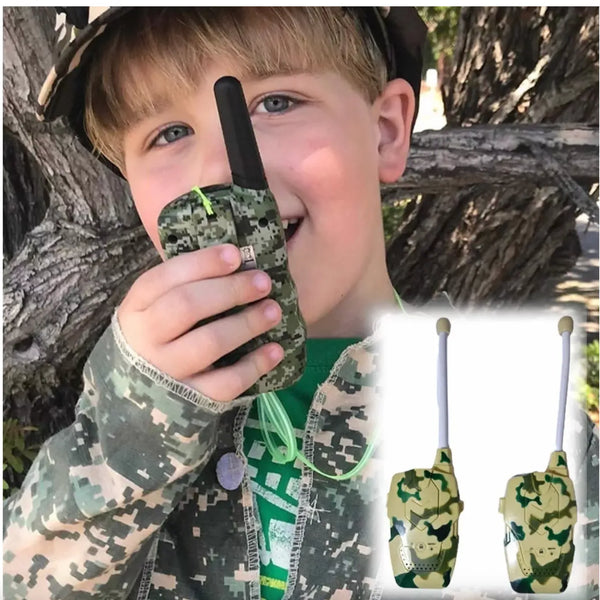 Radio Walkie Talkie Para Niño Camuflage -en tu casa Chile - Santiago