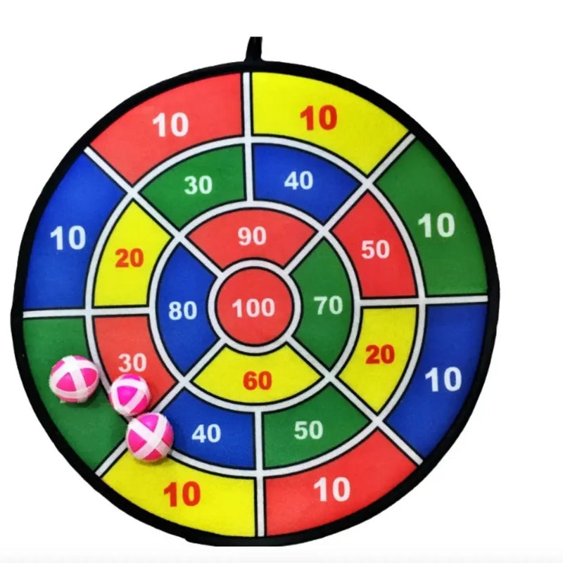 Set Tablero Tiro Al Blanco De Velcro Niñ