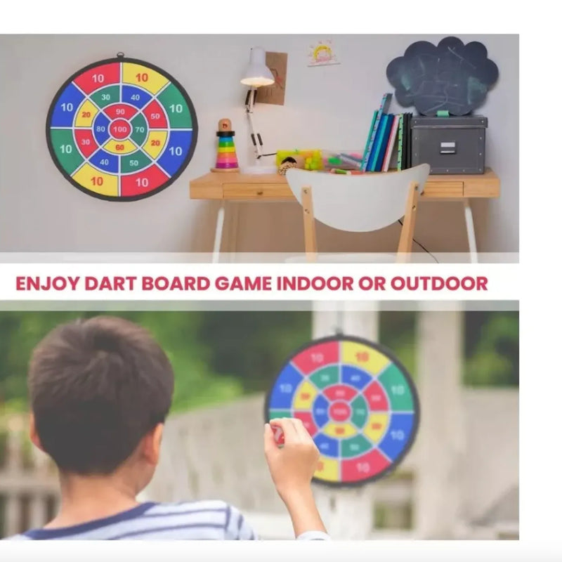 Set Tablero Tiro Al Blanco De Velcro Niñ