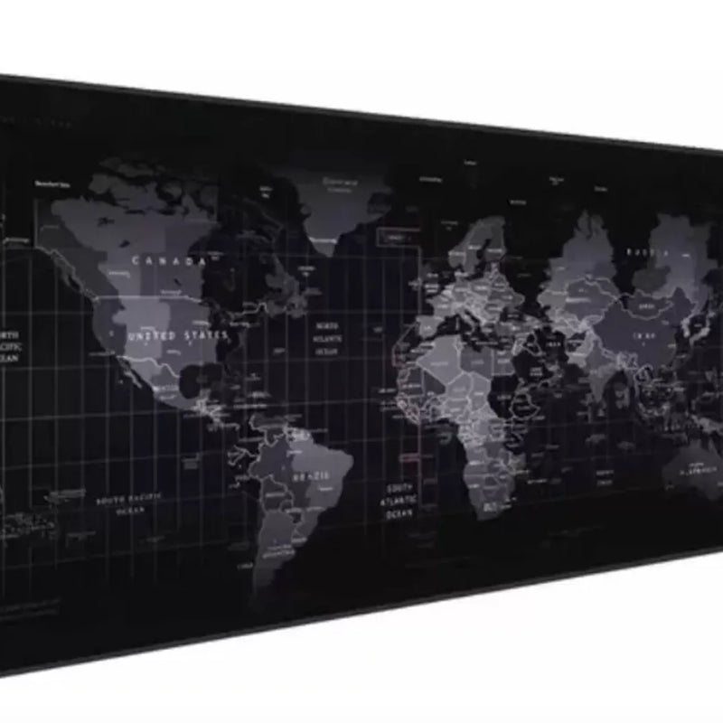Pad Mouse Gamer Mapa De Mundo 90X40Cm -en tu casa Chile - Santiago