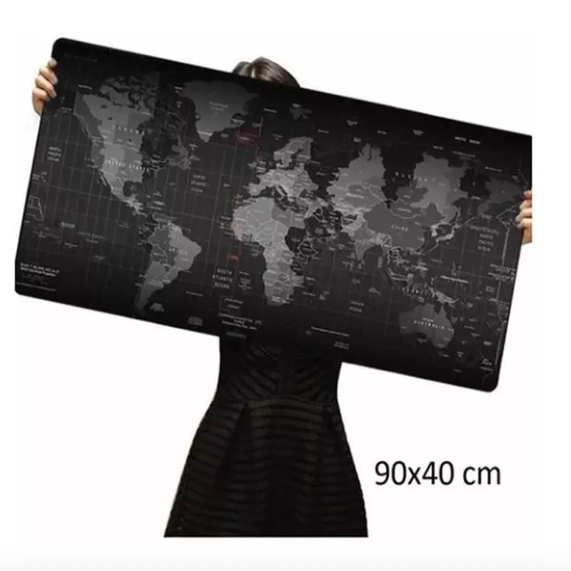 Pad Mouse Gamer Mapa De Mundo 90X40Cm -en tu casa Chile - Santiago