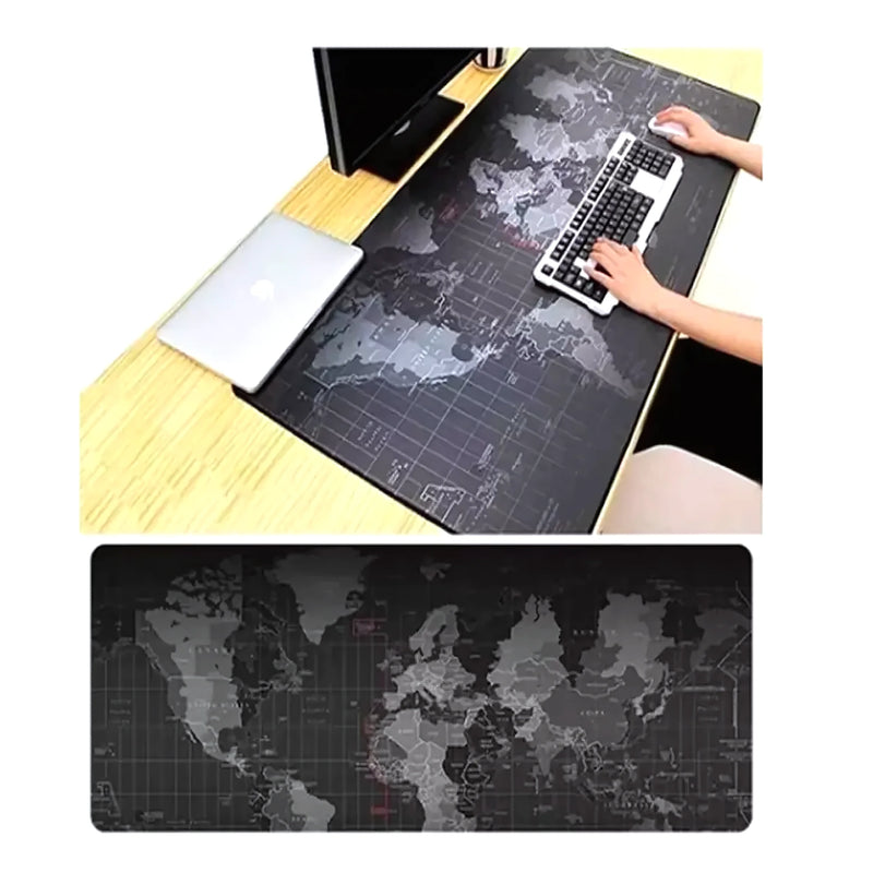 Pad Mouse Gamer Mapa De Mundo 90X40Cm - Varietas Chile - Santiago