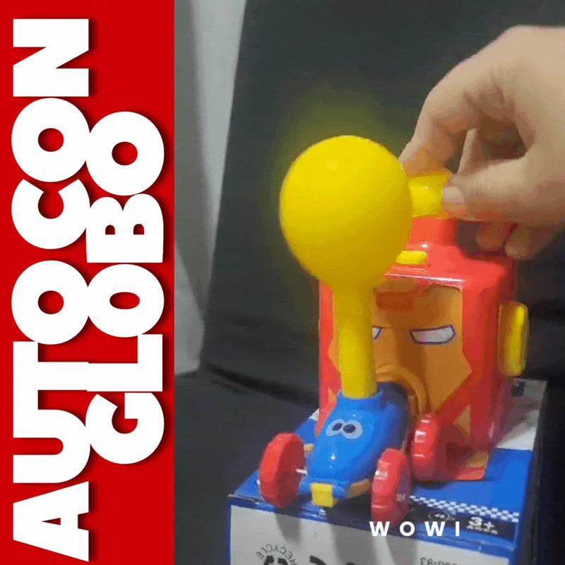 Bombin Con Globo Lanazador De Auto