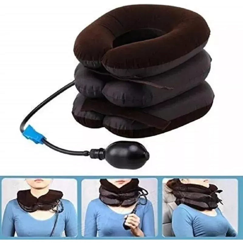 Cojin Cervical Cuello Inflable Almohada