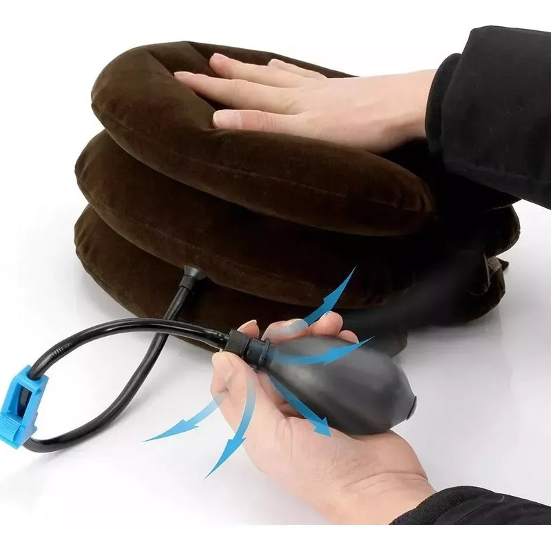 Cojin Cervical Cuello Inflable Almohada