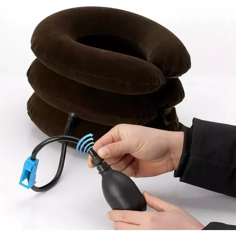 Cojin Cervical Cuello Inflable Almohada