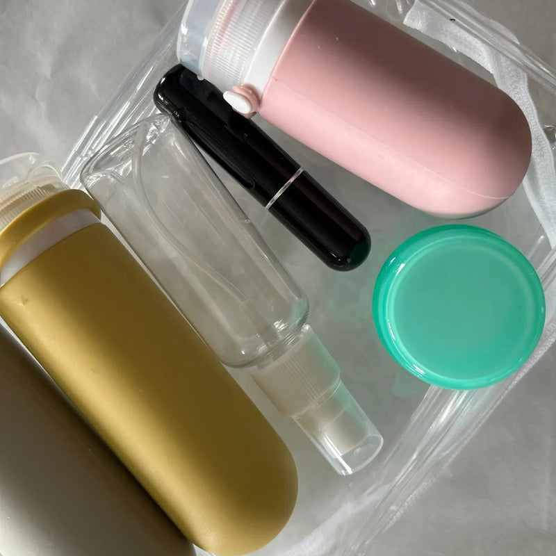 Envases De Silicona Perfum Para Viajes