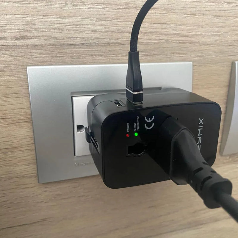 Adaptador Enchufe Universal 1 Usb 1 C