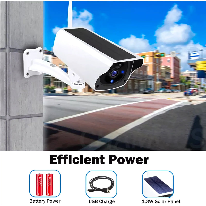 Camara Ip Solar De Exterior Wifi - Varietas Chile - Santiago