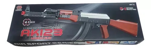 Fusil Juguete Ak47 4 En 1 Más 500 Baline