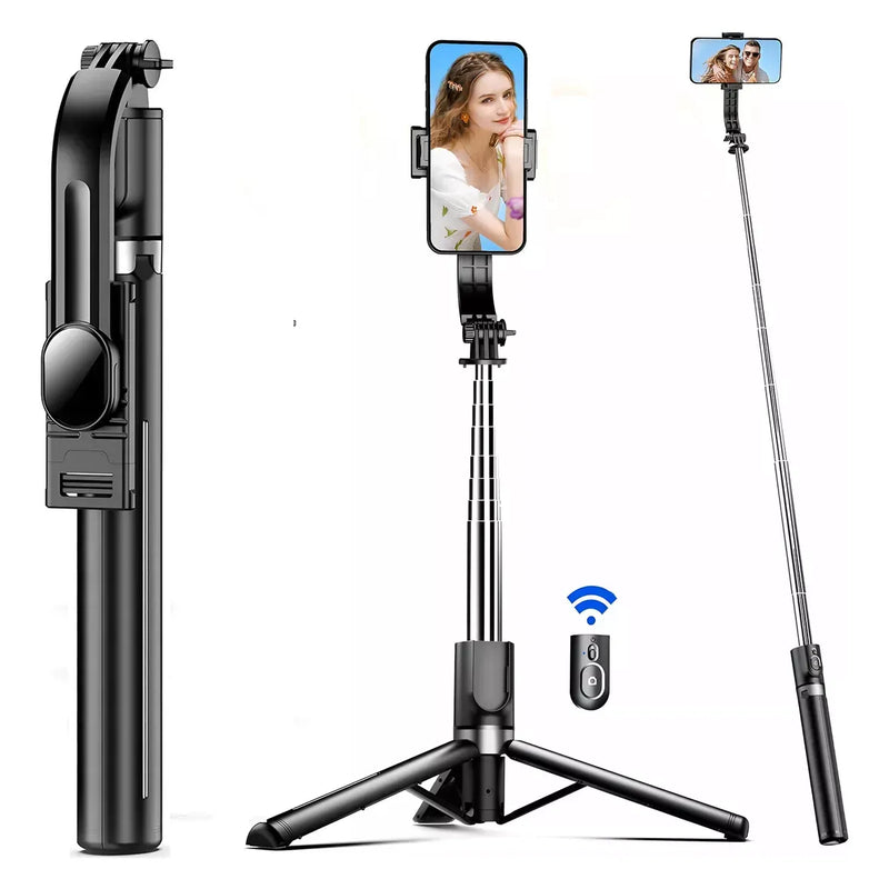 Trípode Bastón Selfie Bluetooth 3 En 1