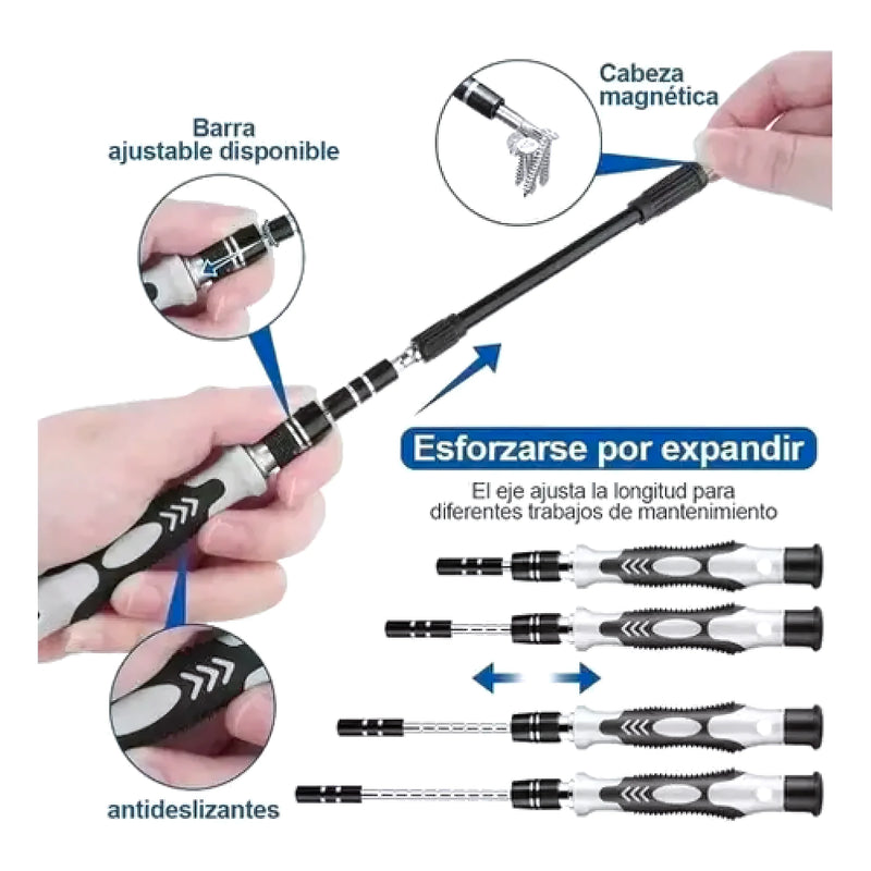 Kit Desatornillador Herramientas 115 Pc - Varietas Chile - Santiago