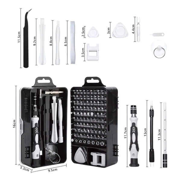Kit Desatornillador Herramientas 115 Pc - Varietas Chile - Santiago