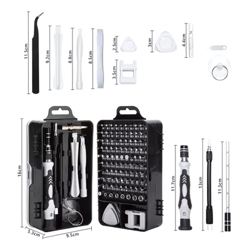 Kit Desatornillador Herramientas 115 Pc - Varietas Chile - Santiago