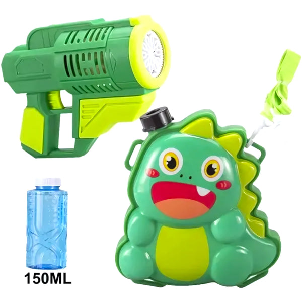 Pistola Mochila Lanza Burbuja Dinosaurio - Varietas Chile - Santiago