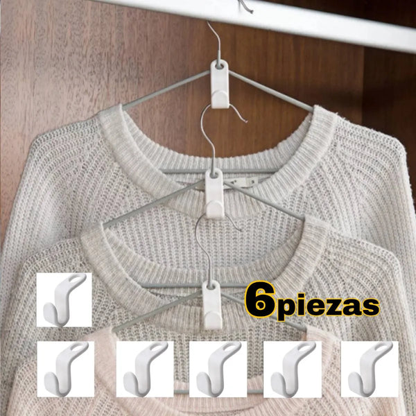 Set 6 Ganchos Multifuncion