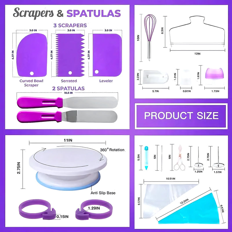 Kit Utensilios Repostería Pasteles 137Pz - Varietas Chile - Santiago