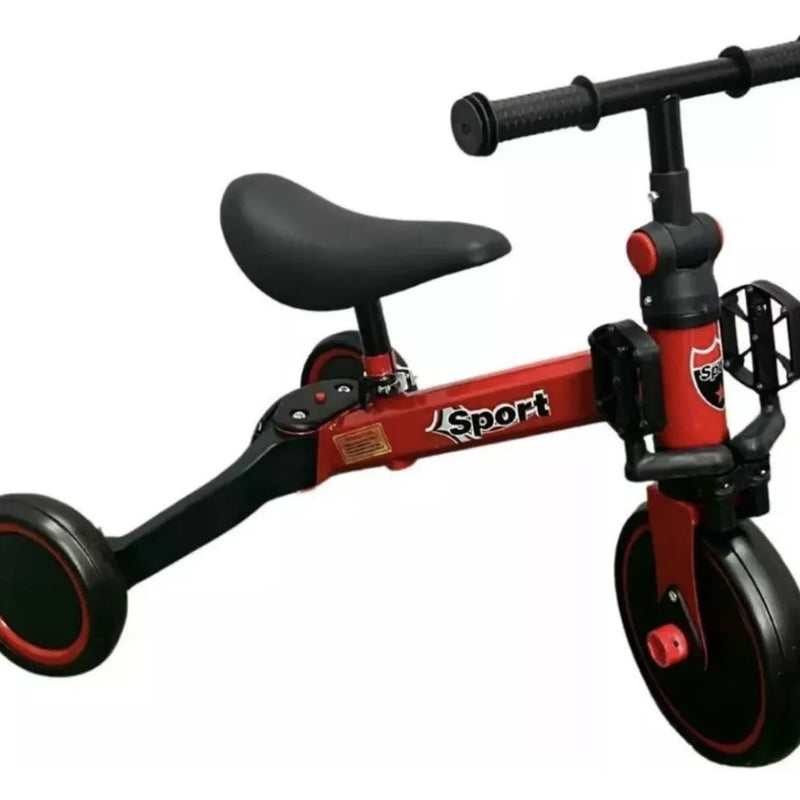 Triciclo Correpasillo Plegable 3 En 1