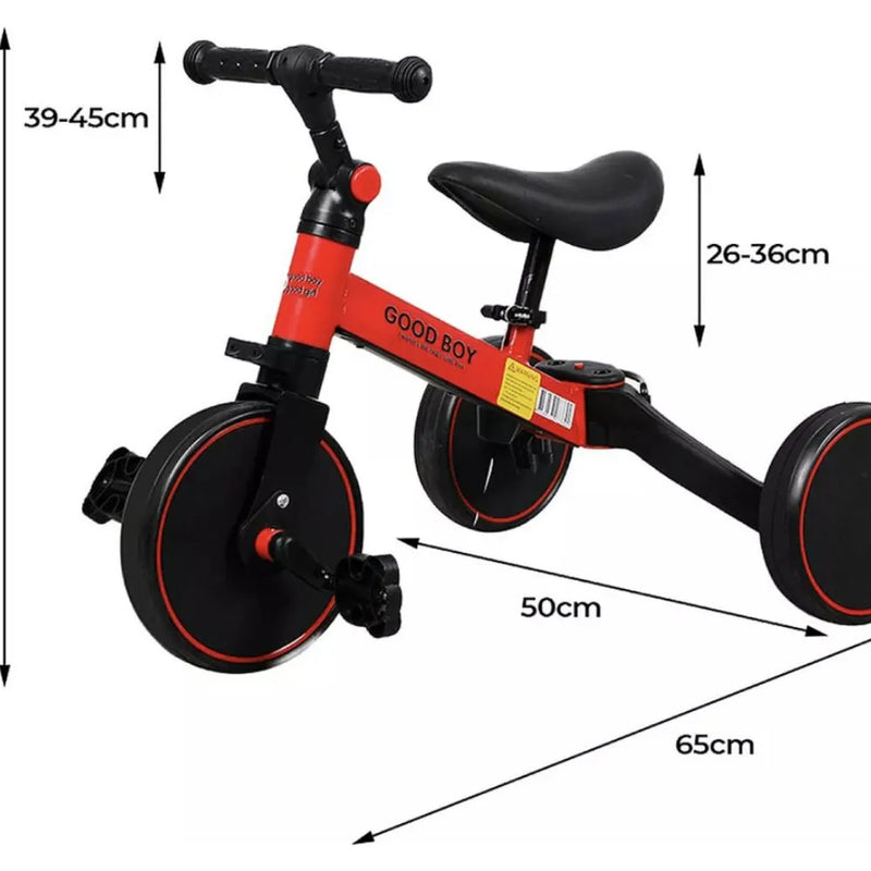 Triciclo Correpasillo Plegable 3 En 1