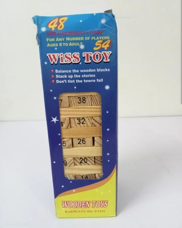 Juego Jenga Clásico 48 Piezas De Madera