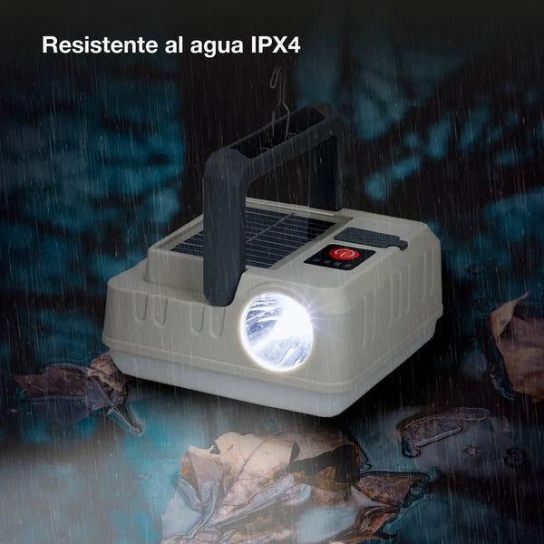 Linterna Led Solar Camping Portátil
