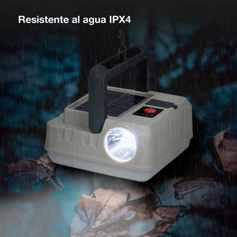 Linterna Led Solar Camping Portátil