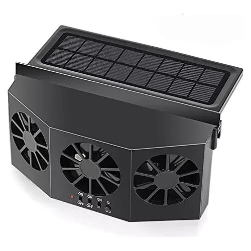 Ventilador Solar De Ventana