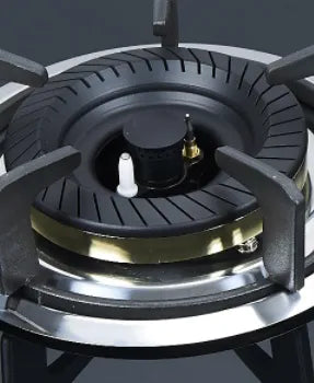 Cocina A Gas 2 Hornillas Vidrio Templado