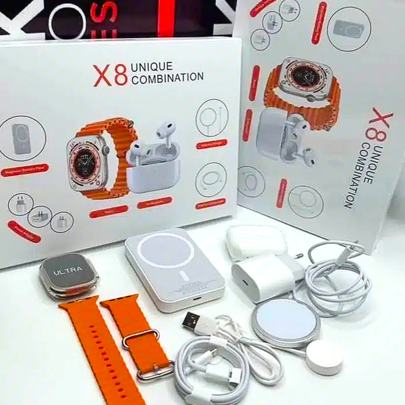 Kit Smartwatch Audífonos Power Bank - Varietas Chile - Santiago