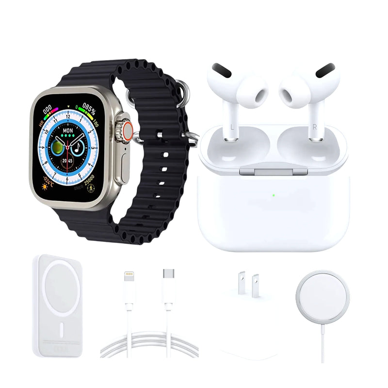 Kit Smartwatch Audífonos Power Bank - Varietas Chile - Santiago