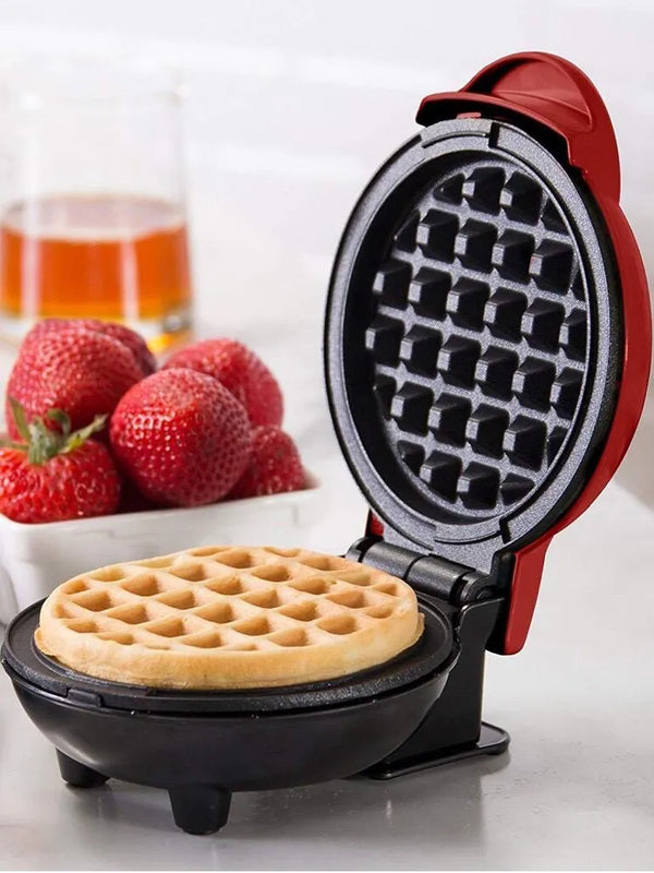 Mini Wafflera Redonda Para Reposteria