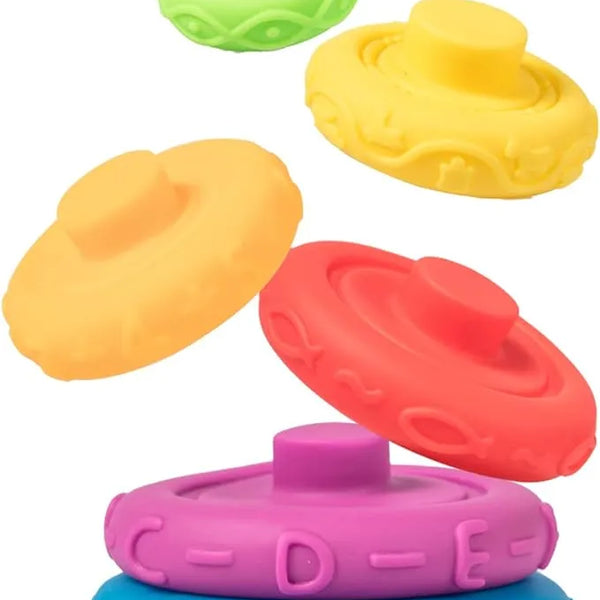 Torre Apilamiento Silicona Para Bebe