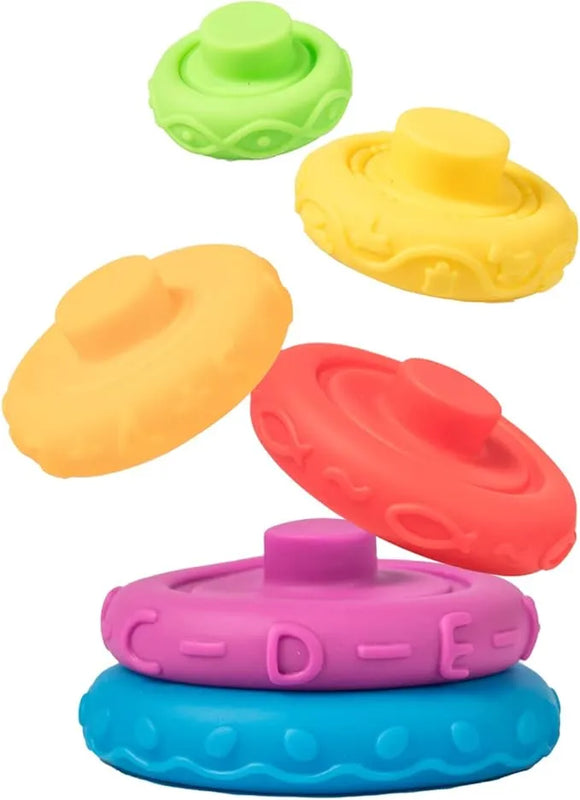 Torre Apilamiento Silicona Para Bebe