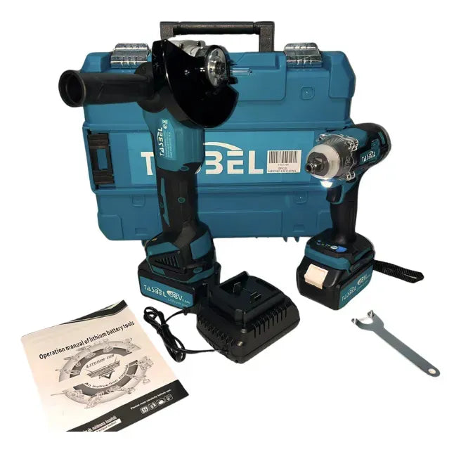 Llave Impacto Esmeril Inalambrico 2Bat