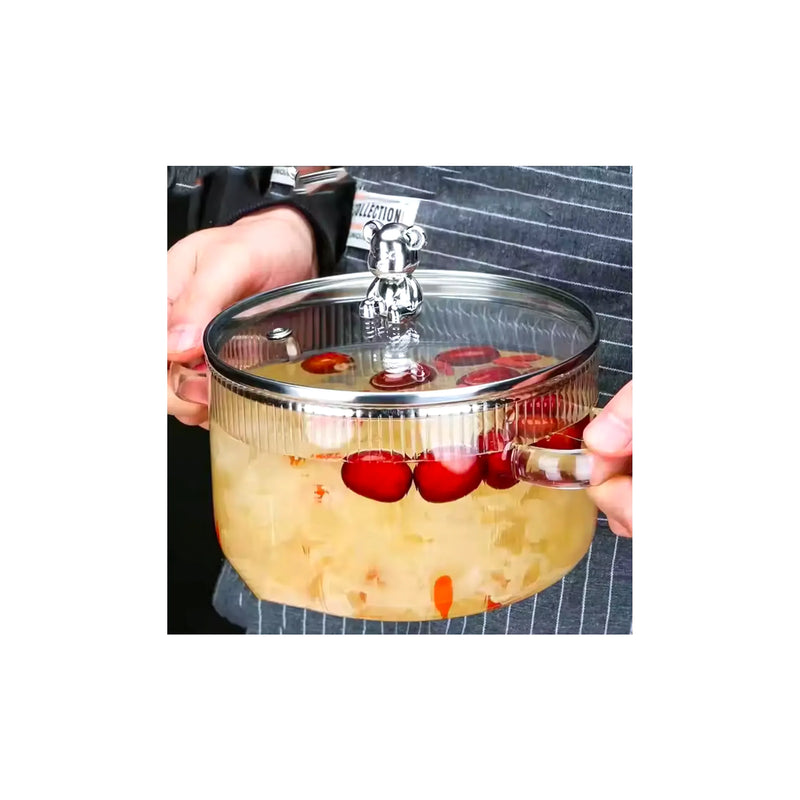 Olla De Vidrio Cacerola 1400Ml Con Tapa - Varietas Chile - Santiago