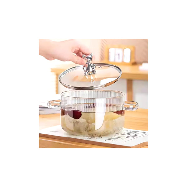 Olla De Vidrio Cacerola 1400Ml Con Tapa - Varietas Chile - Santiago