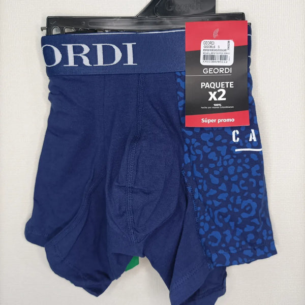Boxer Algodon Medio Duo Pack