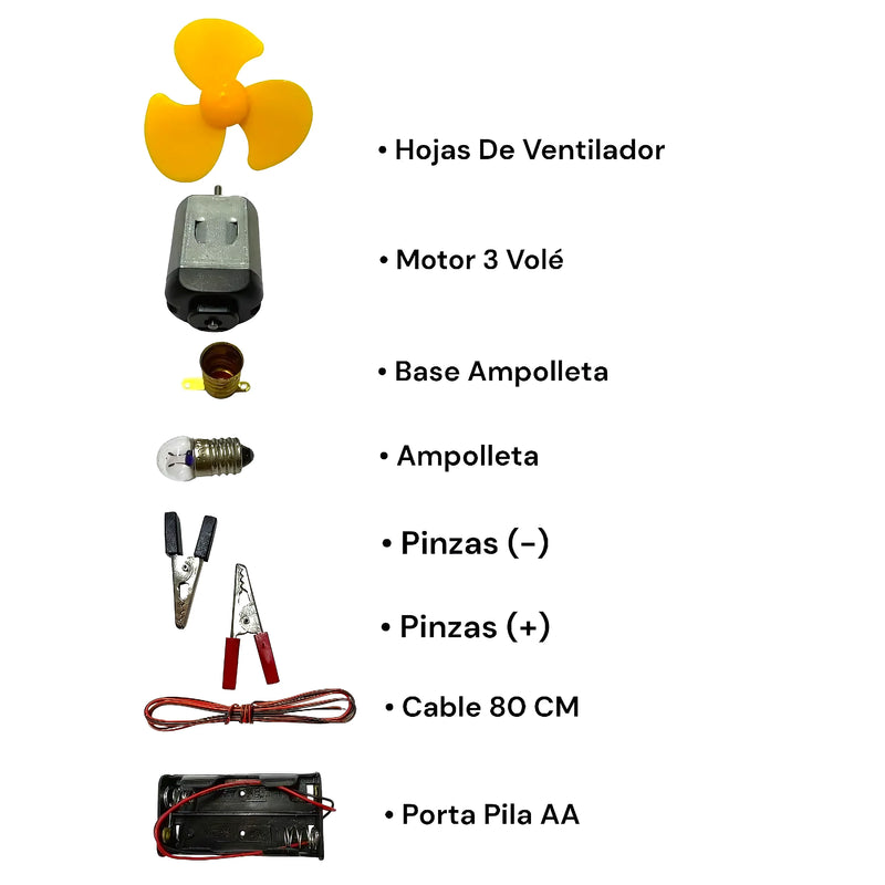 Circuito Electrico Escolar 9 Pcs - Varietas Chile - Santiago