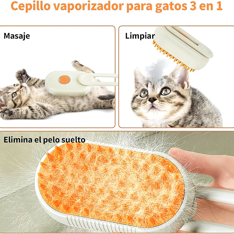 Cepillo A Vapor Mascotas 3En1 Limpieza - Varietas Chile - Santiago