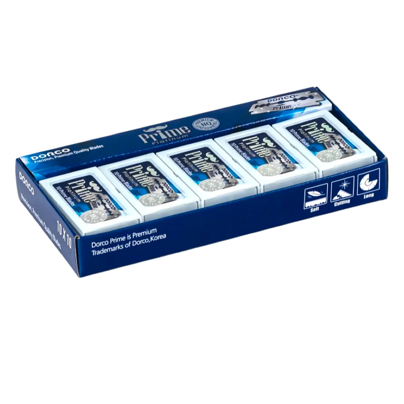 Hojas Dobles Dorco Prime Platinum 100 Un - Varietas Chile - Santiago