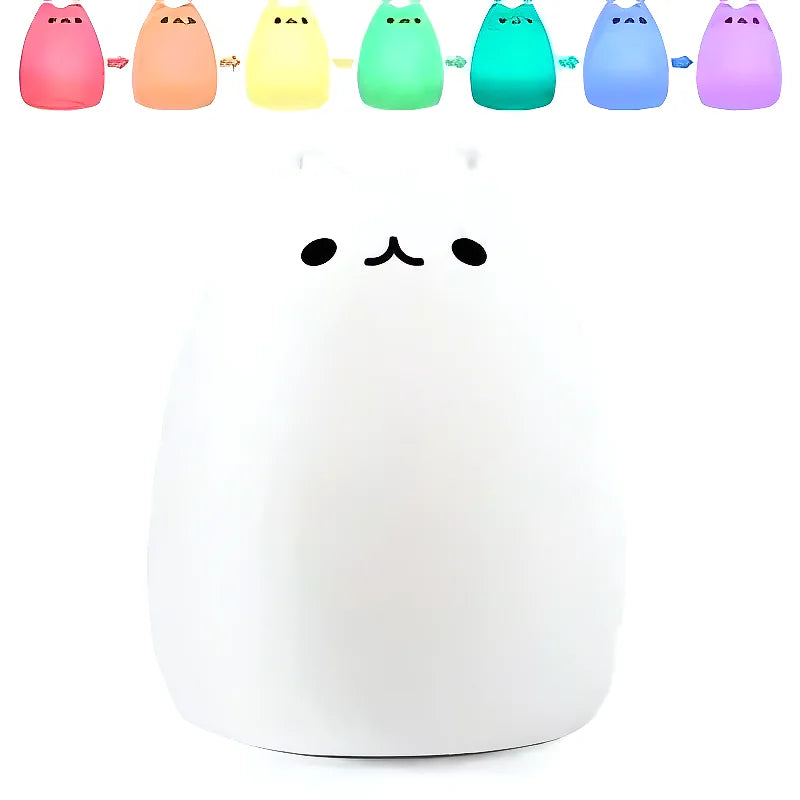 Lampara Led Gato De Silicona Colores - Varietas Chile - Santiago
