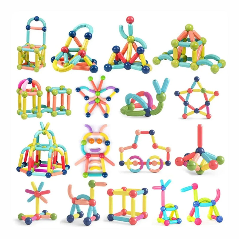 Puzzle Bloques Magneticos 36 Piezas