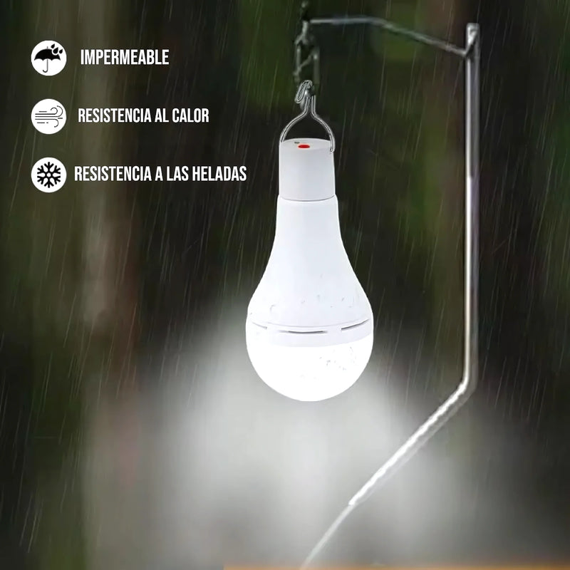 Ampolleta Led Recargable Panel Solar - Varietas Chile - Santiago