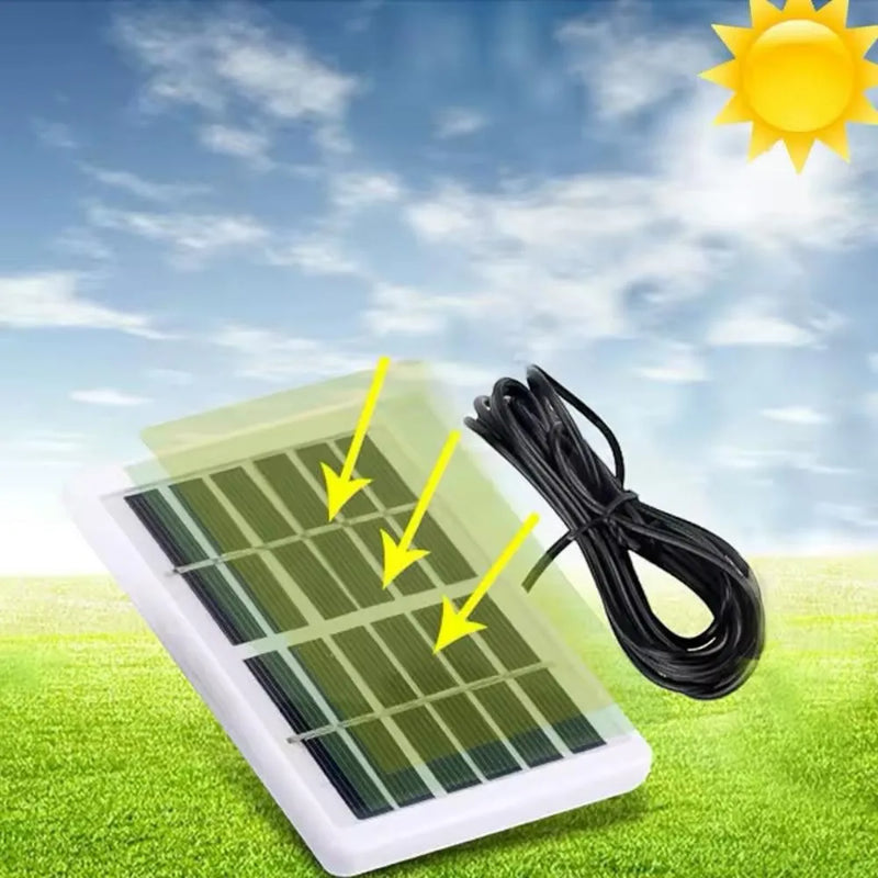 Ampolleta Led Recargable Panel Solar
